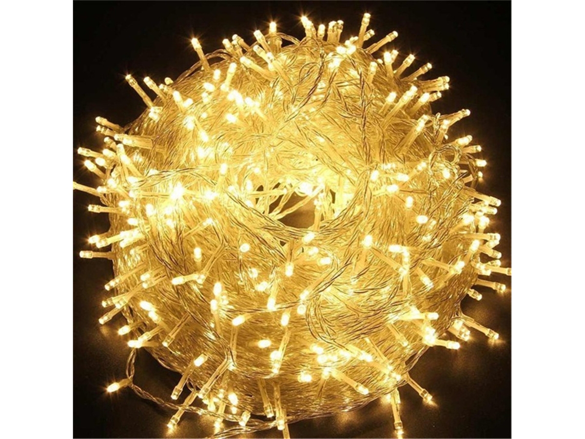 (luz Cálida 30 M 300 Cuentas Led) Cadena De Luces Led Impermeable, Estándar Europeo De 220 V