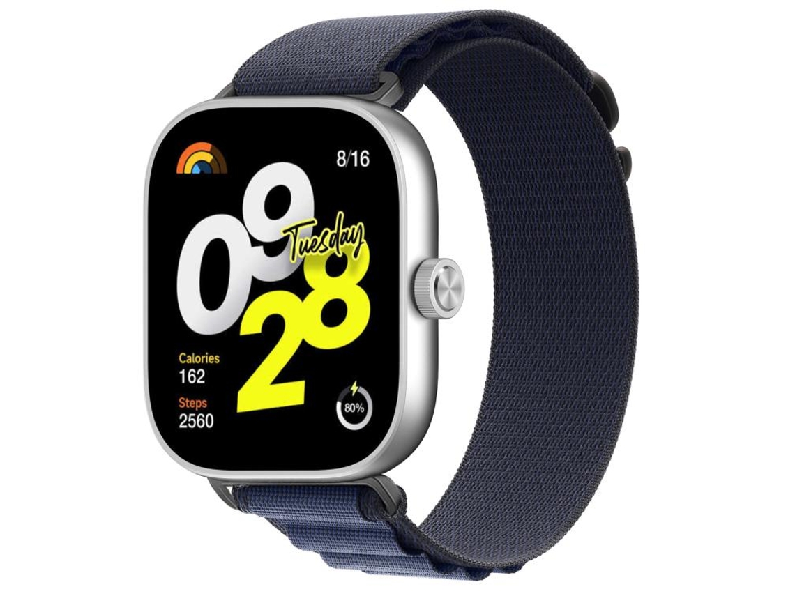 Bracelete Para Redmi Watch 6 / 5 / 4 - Nylon Alpine Loop Azul Escuro