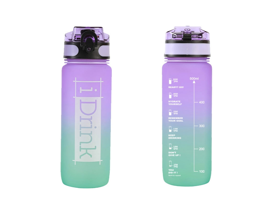 Botella en Tritan I DRINK 750ml Lila/Verde Id2121
