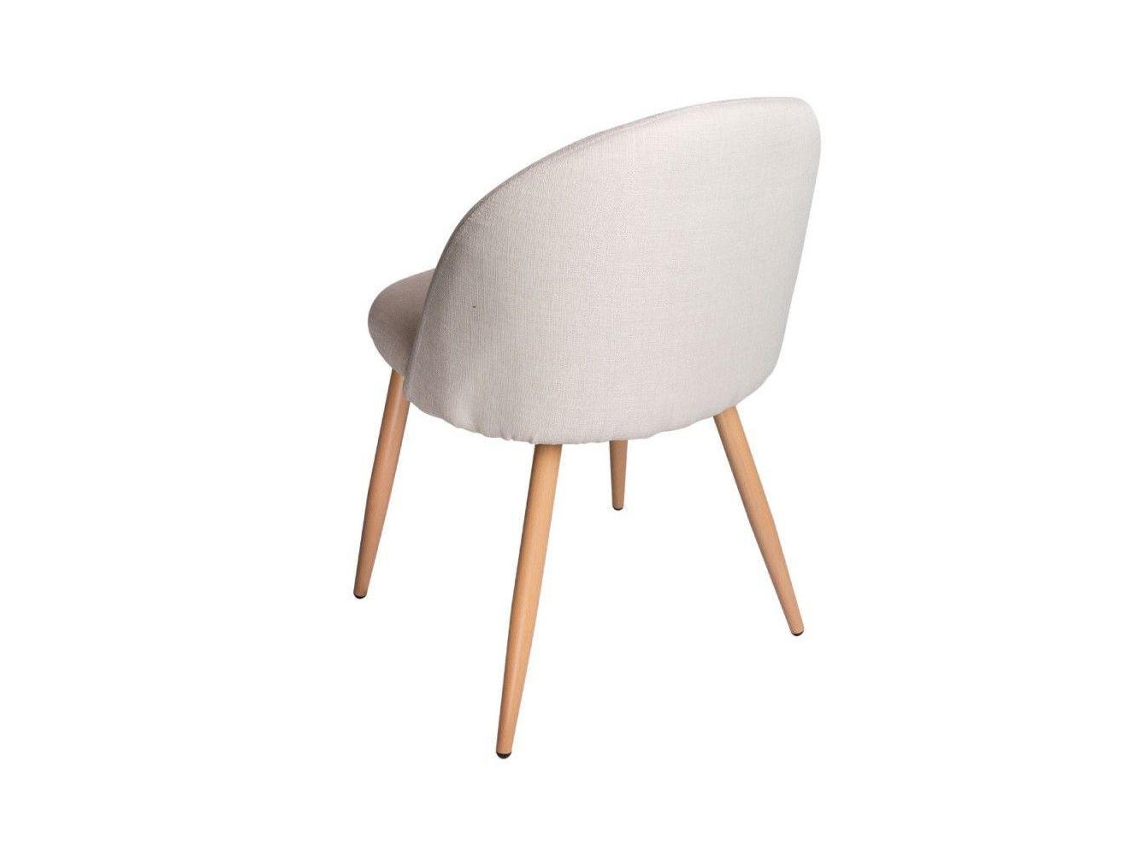 DUDECOR Silla Bristol Tela Beige