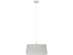 Lámpara de Techo FABRILAMP Consciencia (Gris - E27 - Máx. 60W - Metal - Tela)