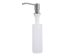Dispensador De Jabón Para Fregadero De Cocina Acero Inoxidable 304 Nickel Cepillado 17oz Relleno Superior Rotación 360°