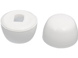 Tapa De Asiento De Inodoro De Plástico Abs De 34 Mm X 22 Blanca