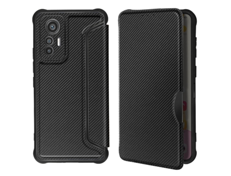 Funda para Xiaomi Redmi Note 11 Pro 5G AVIZAR Piel Negro