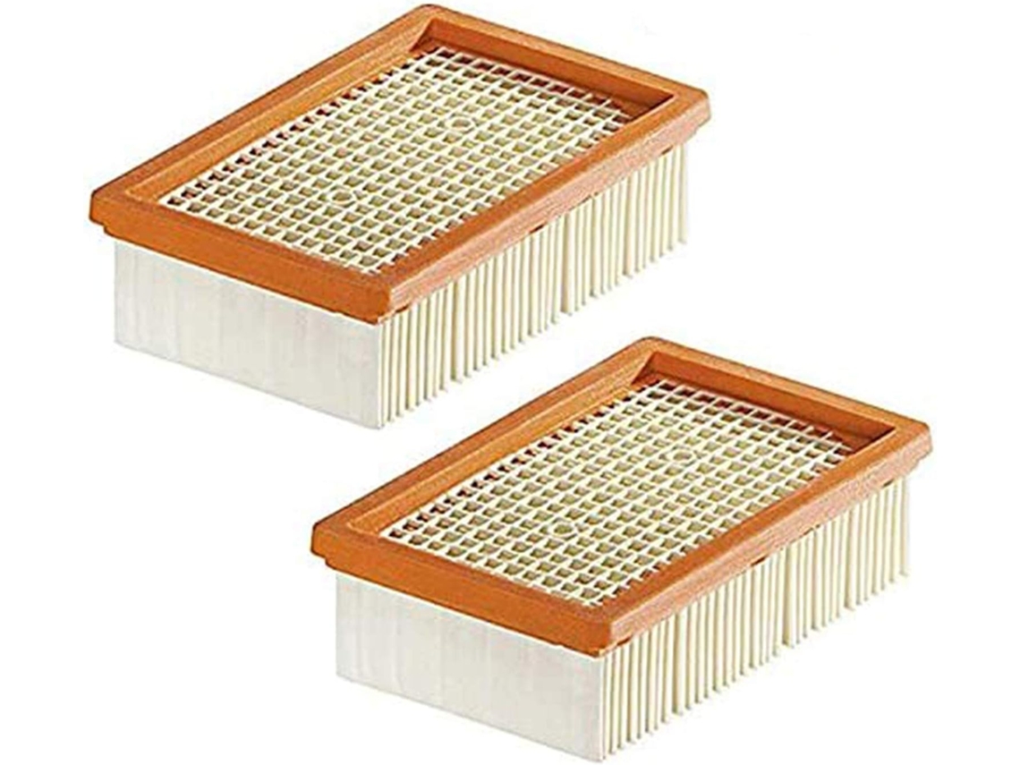 RNEMITERY Conjunto de 2 filtros de reemplazo para WD4 WD5 WD6 MV4 MV5 MV6 Flat Pleaded