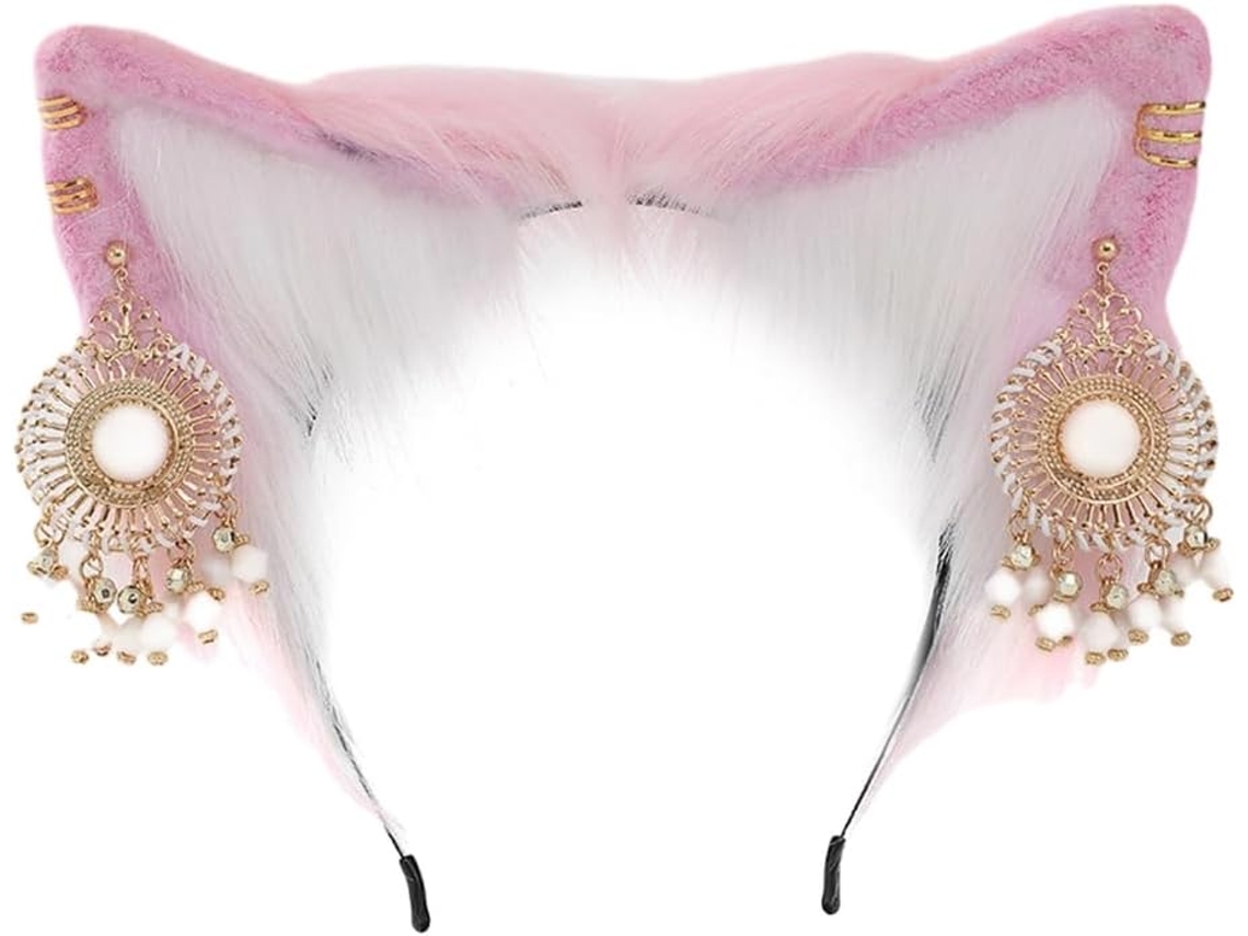 Diadema Para Orejas Para Niñas - Para Cosplay, Baile De Máscaras, Halloween, Fiesta De Disfraces