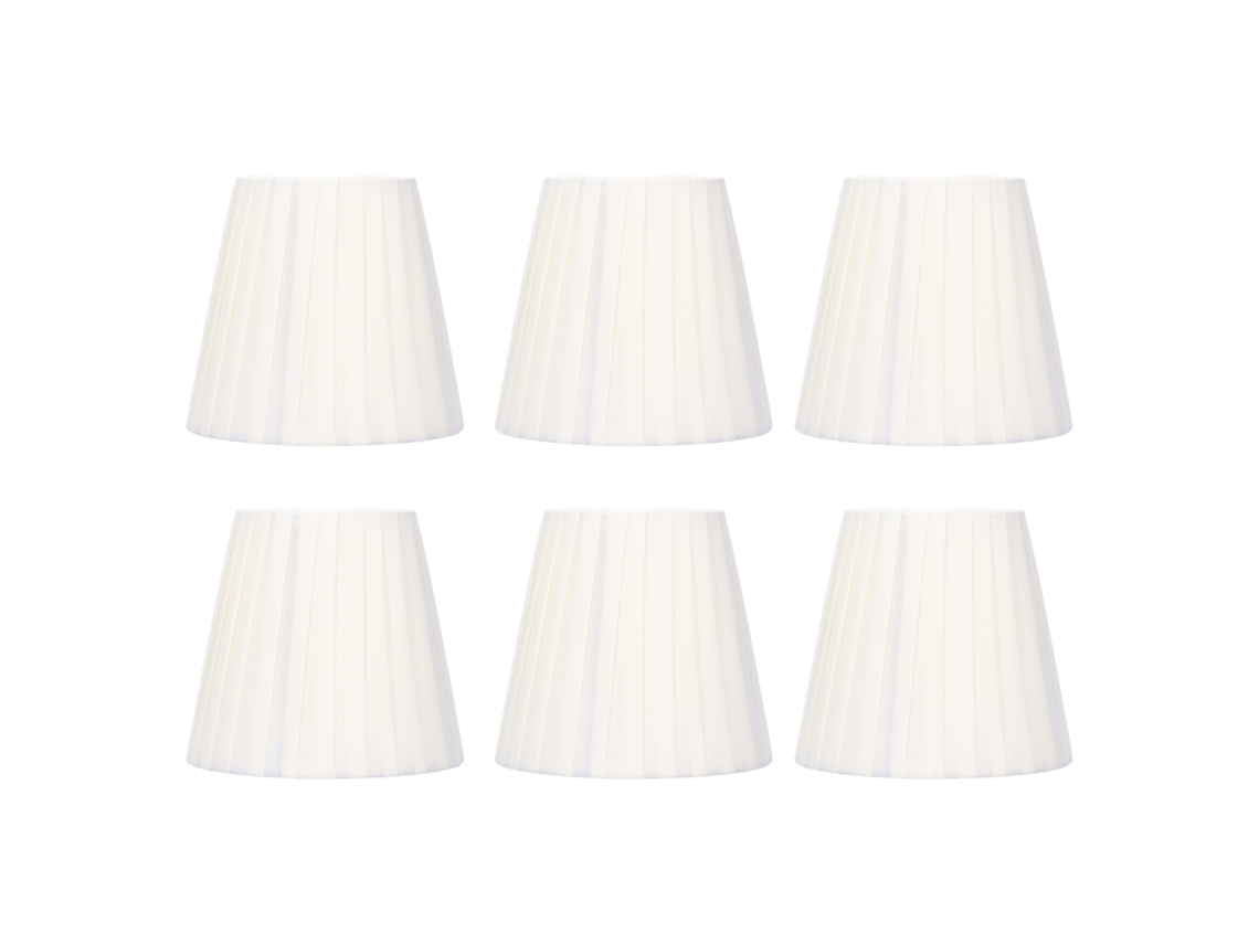 2026-6 Piezas Lámpara Tela Cristal Candelabro Luz Pared Moderna Sencilla Artículos Hogar