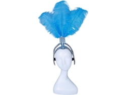 Diadema Brillante Con Plumas Y Pedrería Al Estilo De Los Años 20 Para Fiestas De Carnaval Y Navideñas.