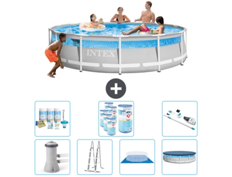 Piscina Tubular INTEX 26722GN-CB45 (13050 L - 427x107cm)