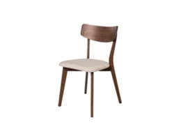 DUDECOR Silla Porto Santo De Nogal Beige