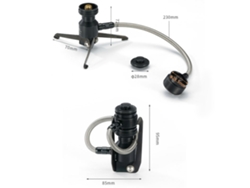 Adaptador De Trípode Plegable Para Estufa De Gas Con Manguera Extensible - Accesorio Para Cocinar Al Aire Libre