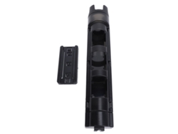 Soporte Portátil Desmontable De Plástico Para Caña De Pescar Con Orificio Para Filtro, Accesorio De Pesca Negro