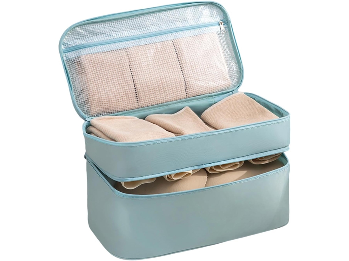 Bolsas De Viaje Impermeables Con Múltiples Compartimentos Y Organizadores Bolsa De Almacenamiento Plegable Para Ropa Interior.