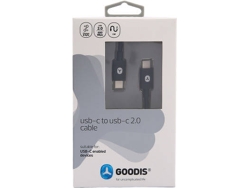 Cabo GOODIS Type-C 2.0 (2m - Negro)
