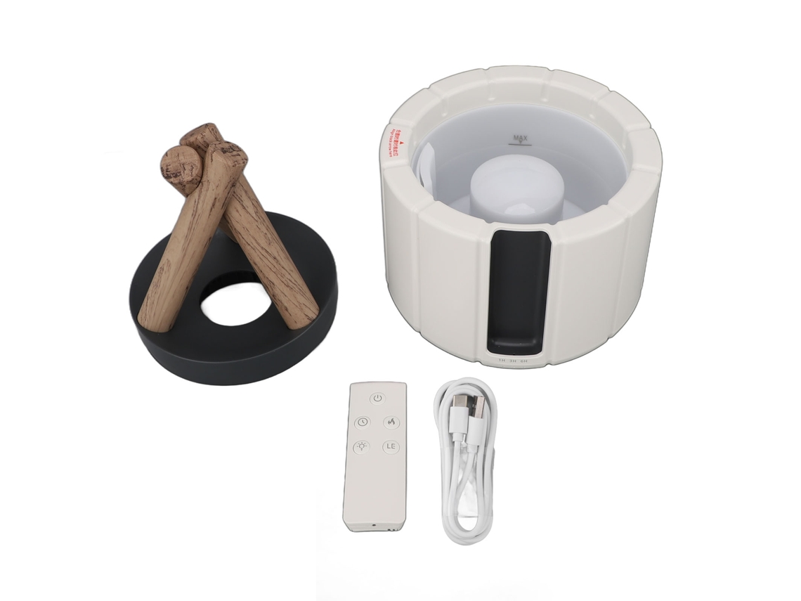 Difusor De Aceites Esenciales Con Efecto De Llama, Humidificador De Aire De 250 Ml Y 5 W Para Uso Versátil.