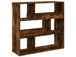 Mampara derivada de madera de roble ahumado MAISON EXCLUSIVE (100x33x94,5 cm)