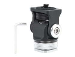 Soporte versátil para mini monitor, micrófono, zapata y cámara.