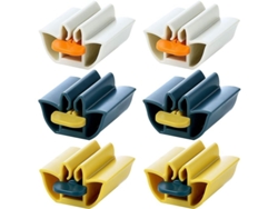 Juego De Dispensadores De Pasta De Dientes, 6 Piezas, Soporte Giratorio Para Pasta De Dientes Y Tubos.