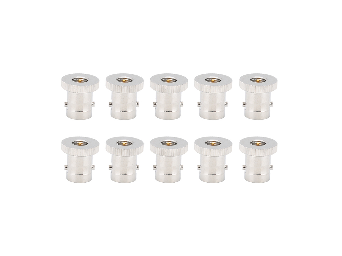 10 Adaptadores Bnc Hembra A Sma Macho, Conector Coaxial Rf Para Dispositivos Inalámbricos De Radio 50ω