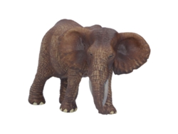 Mali modelo de Elefante Fêmea Realista Pvc Pintado À Mão Boneco Educativo Colecionável 3+