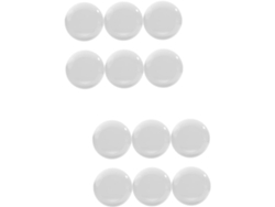 Juego De 12 Tiradores De Puerta De Silicona Reutilizables, Silenciosos Y Adhesivos Para Montaje En Pared, Resistentes A Los Golpes.