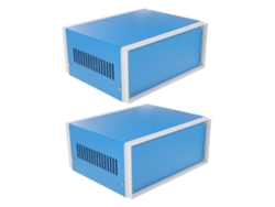 Caja De Conexiones Metálica De 2 Piezas Para Proyectos Electrónicos, Caja Eléctrica, Chapa Metálica