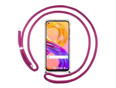Carcasa Realme 8 4G / 8 Pro TUMUNDOSMARTPHONE Colgante Rosa