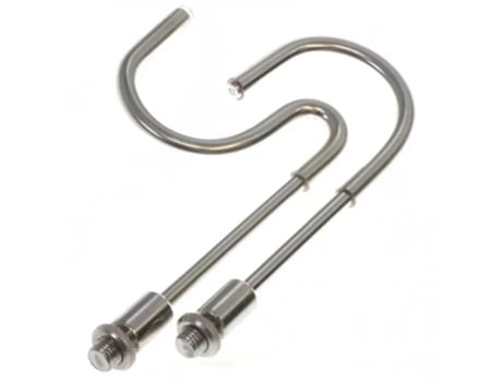 Aço Inoxidável Apoio para Cana Rod Pod Prateadokolpo