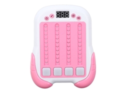 Máquina De Jogo De Ritmo Infantil Interativo Portátil Com Luz E Música Rosa