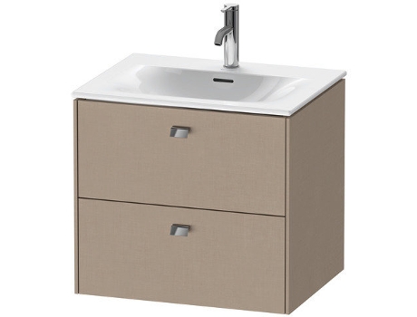 Mueble DURAVIT Brioso bajo lavabo montado en la pared 62,0 x 47,9 cm 2 cajones incl. recorte de sifón y delantal para lavabo Viu 234463