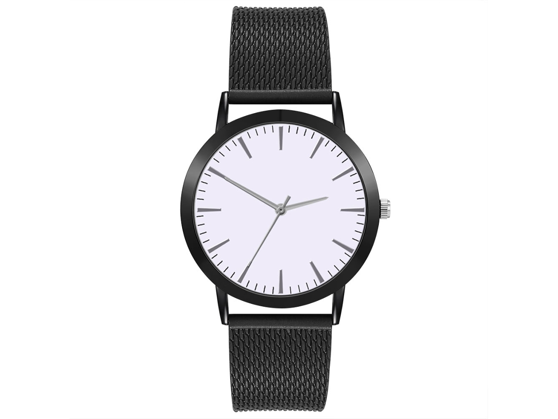 Reloj De Cuarzo Para Hombre Con Correa De Malla Moda Casual Negocios Regalo Zlf0708-f