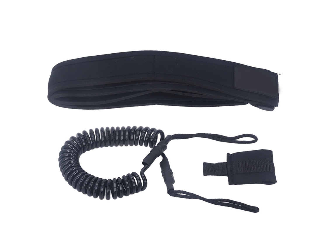 2026-cuerda De Seguridad De Cintura Con Resorte Enrollado Tpu De Alta Resistencia Para Tabla De Surf 6mm Deporte Acuático