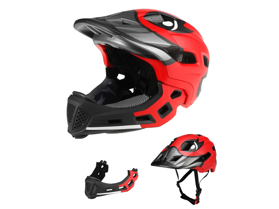 Casco integral infantil MDUG (rojo)