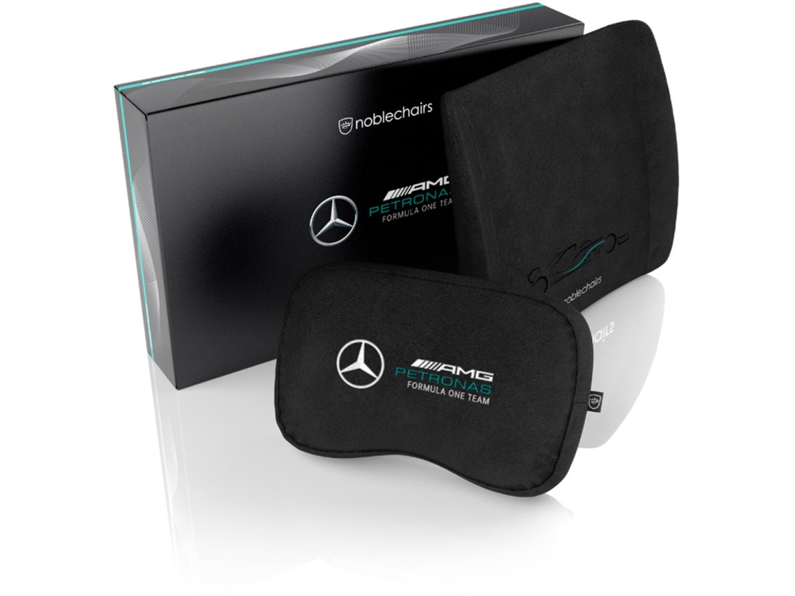 Set de Almohadas NOBLECHAIRS Memory Foam Edición del Equipo de Fórmula Uno Mercedes-Amg Petronas