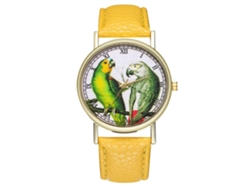 Reloj De Cuarzo Clásico Y Casual Unisex Para Parejas, Regalo (amarillo)