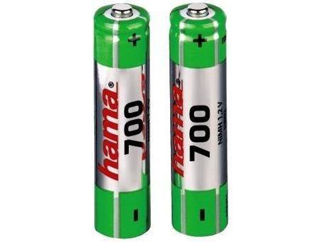 Pilas recargables HAMA 2x AAA 700 mAh