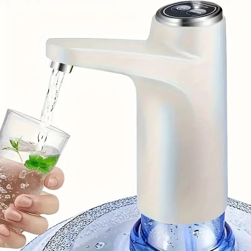 Bomba de agua eléctrica, apta para bombas de agua potable de 2 a 5 galones (blanca), Chrui (aproximadamente de 2 a 5 litros)