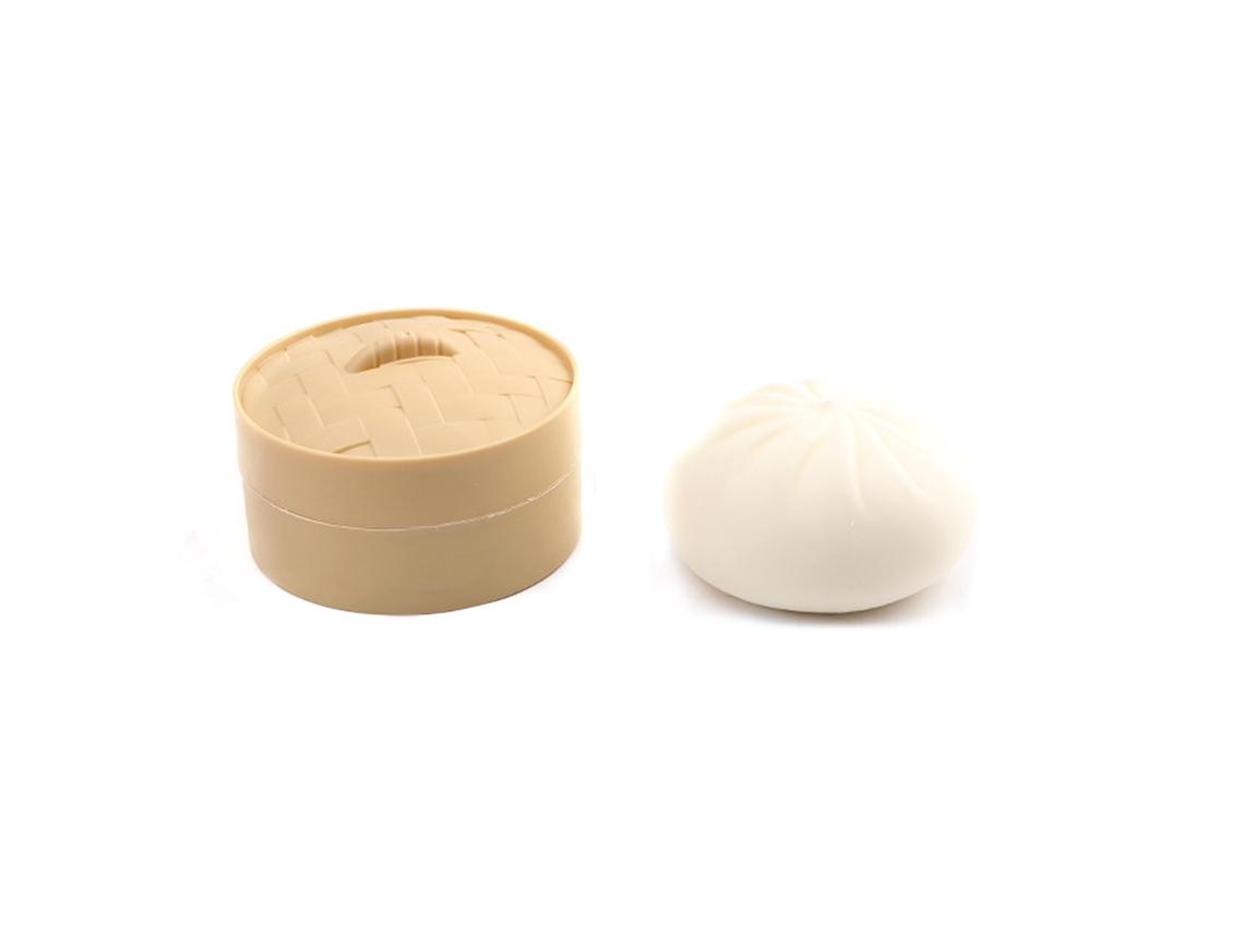 Juguete Antiestrés Con Forma De Pastel Bao De Crecimiento Lento Simulado, Fabricado Con Material Pu Suave.