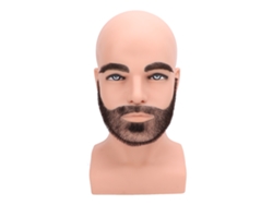 Cabeça De Boneco Para Barbear Com Barba Para Prática De Barbeiro E Estilo De Cabelo