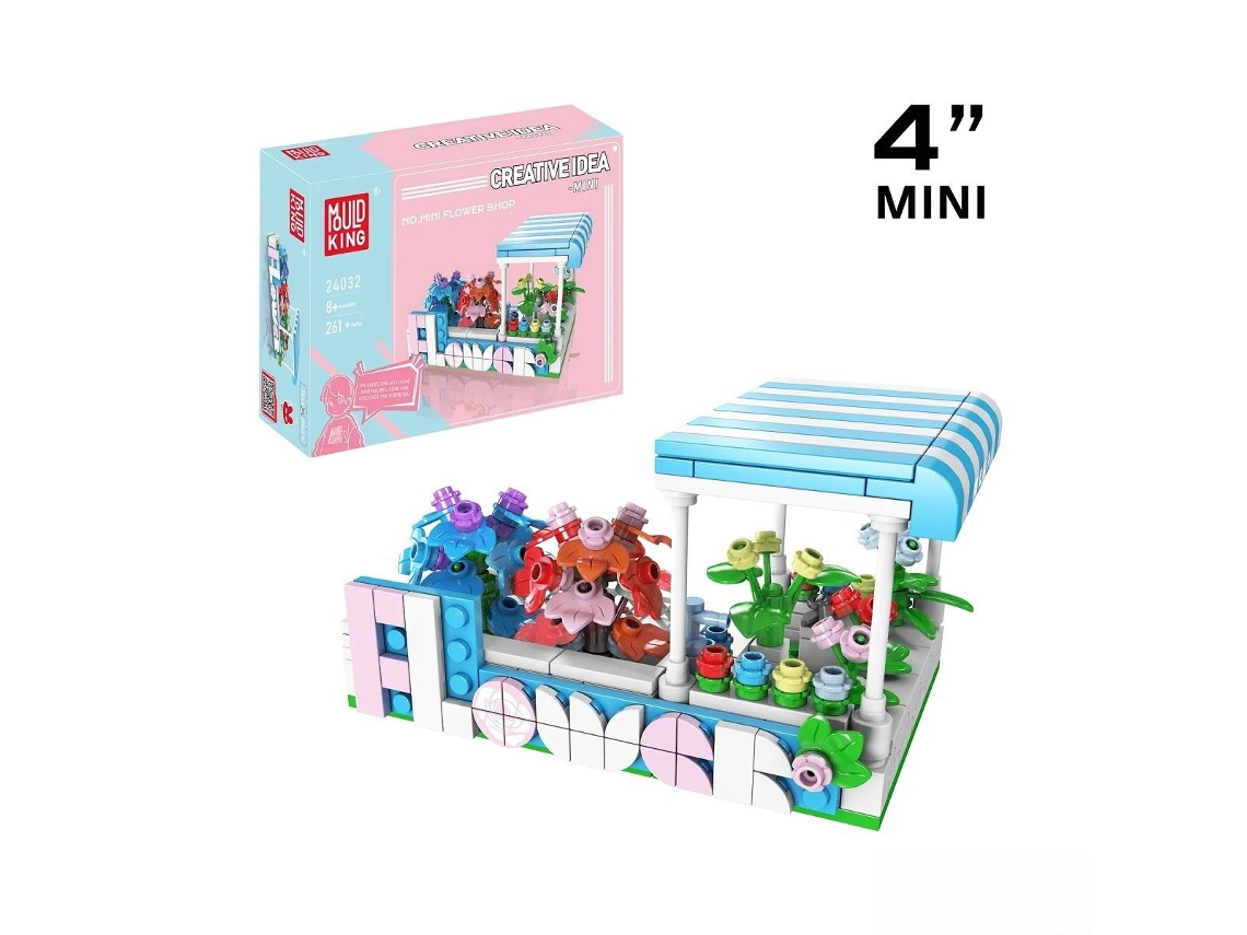 Mould King Set De Construcción Tienda De Flores 24032