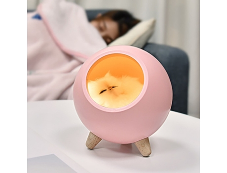 1 unids Cat Casa Noche Luz de Luz Dormitorio Luz Lámpara para dormir con carga USB Día de San Valentín único Regalo de Navidad
