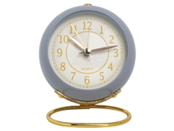 Reloj de mesa retro, pequeño y simple, silencioso sin tic-tac, luz nocturna para niños, dormitorio o viaje Kofihety