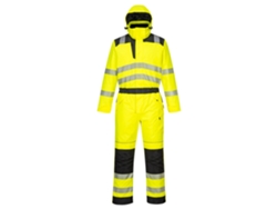 Buzo De Alta Visibilidad Pw3 Winter - Protección Y Estilo Naranja Negro / Xl