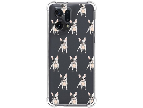 Carcasa para Oppo Find X5 5G TUMUNDOSMARTPHONE Dibujos Antigolpes Perros 12 Multicolor