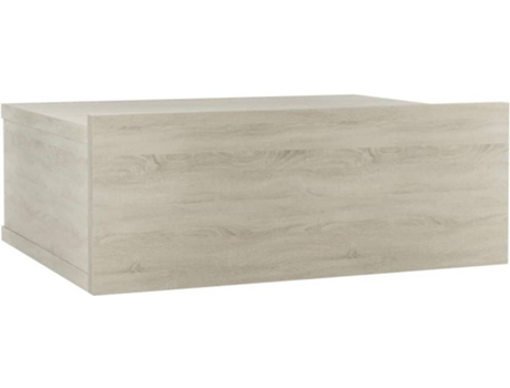 Mesita de noche flotante VIDAXL Marrón Madera contrachapada (40x30x15 cm)