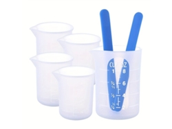 Juego de tazas medidoras de silicona. Vayotoy