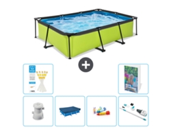 Exit-toys Piscina Exit Retangular - 300x200x65 Cm - 7-peças S242