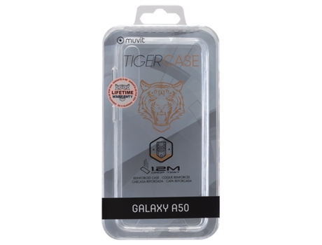 Funda Samsung Galaxy A50 MUVIT Shockproof Transparente