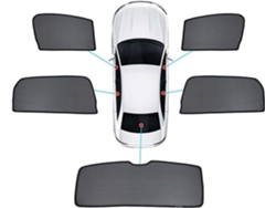 Parasoles Delanteros Y Traseros Para Coche Id.6 Id6 2021 2022 2023 2024 (ventanas Pequeñas)