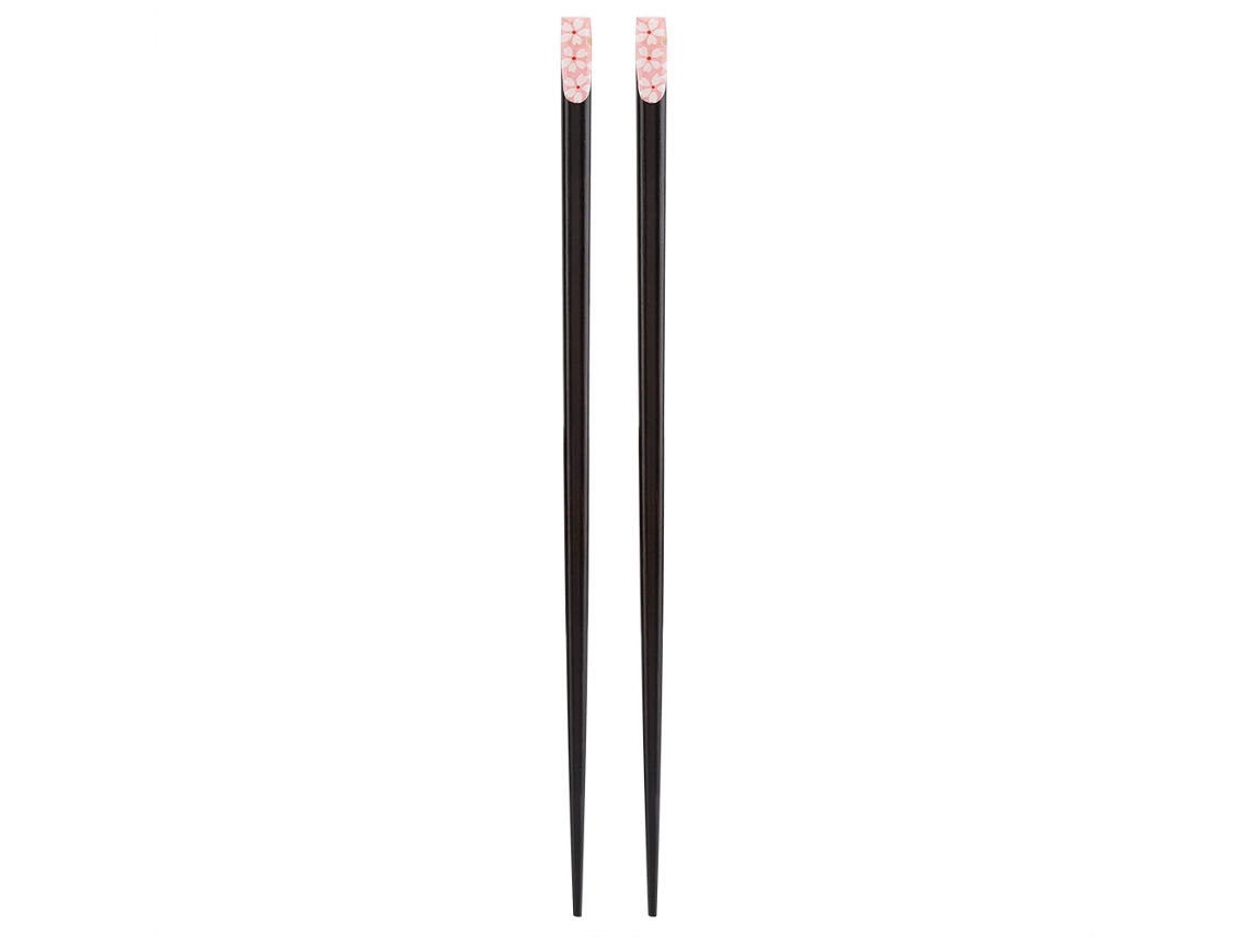 Palillos de Madera con Patrón Sakura - Reutilizables (Rosa Claro) RNEMITERY